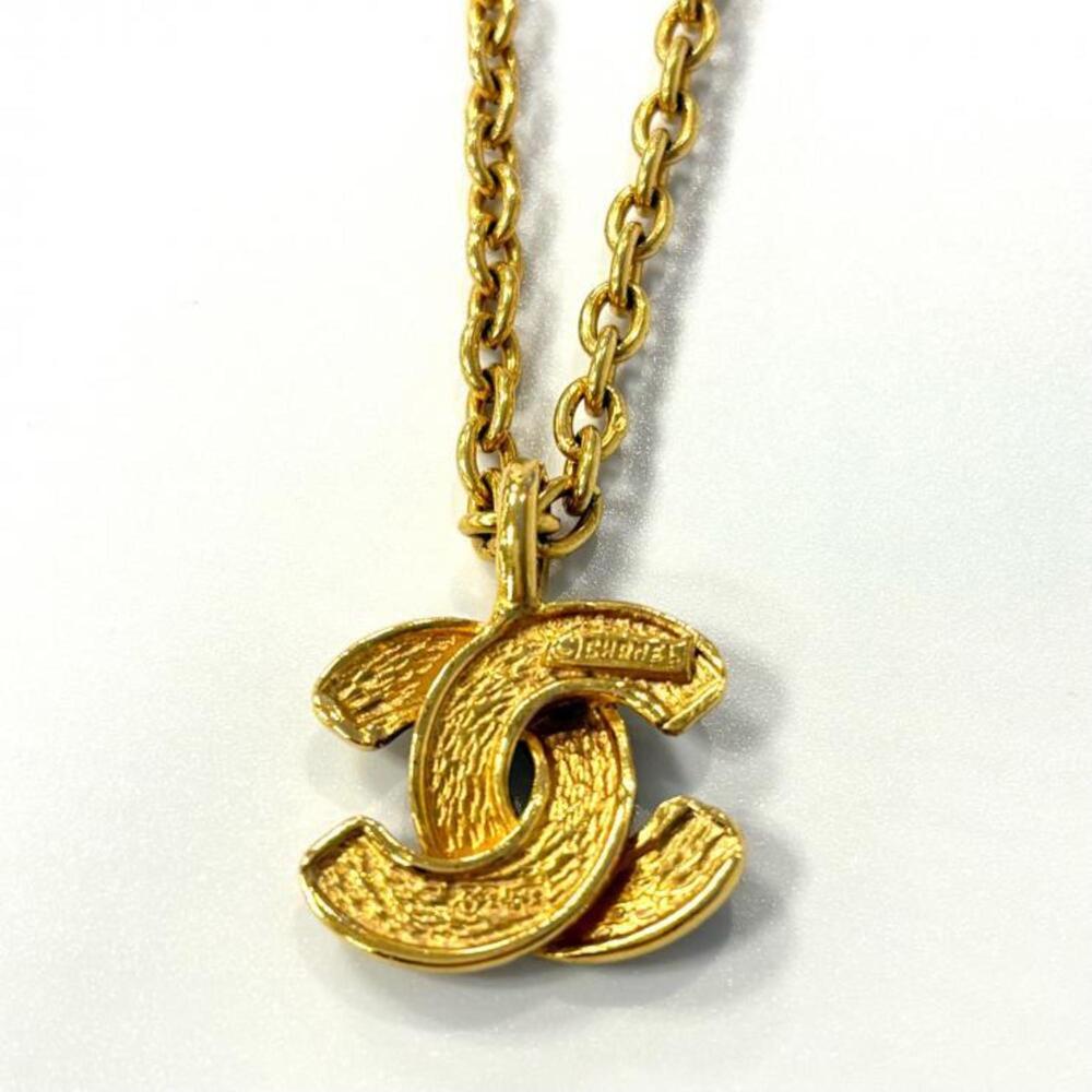 CHANEL Authentic Vintage Gold Logo Necklace - Picture 5 of 7
